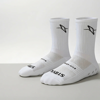 Chaussettes de football antidérapantes de haute qualité de grandes marques, chaussettes de compression pour le football, chaussettes de course durables pour l'élite, vente en gros