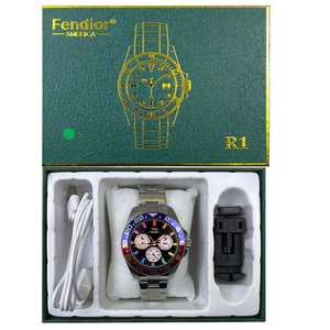 2026 New Fashion R1 Round Smartwatch Luxury Nobility Gift Men 1.43" AMOLED Touch Screen IP68 Waterproof BT Call Heart Rate Watch - Product Image 5