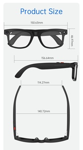 Lunettes Intelligentes Économiques 200W Pixel Anti-tremblement Prise de Photos Enregistrement Vidéo Traduction IA <span class=keywords><strong>en</strong></span> Temps Réel pour Appels BT et Musique - Product Image 6