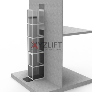 Лифт XYZLIFT без препятствий/подъемник для лестниц: выбор направления входа и выхода, стеклянный шахтный домашний лифт - Product Image 2