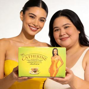 32 टेबैग्स कैथेरिन चाय कैथेरिन वजन घटाने वाली हर्बल चाय कार्बनिक हरी चाय - Product Image 3