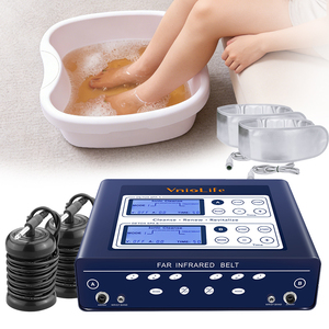2026 Factory Sale 2 in 1 Dual Detox Ionic Foot Bath Machine LCD Screen <strong>5</strong> Detox Modes Ion Spa Device with Heating Belt Lose Weigh - Product Image 5