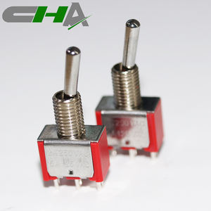 Interrupteur à bascule en laiton CHA Factory, qualité fiable, 5A/125VAC, marche/arrêt/marche - Product Image 5