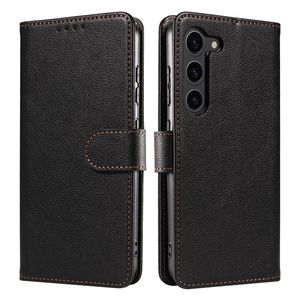 Étui à rabat en cuir rétro de luxe pour <span class=keywords><strong>Samsung</strong></span> <span class=keywords><strong>Galaxy</strong></span> S24 <span class=keywords><strong>Ultra</strong></span> S24 Plus porte-carte portefeuille housse de protection étui de téléphone portable - Product Image 2