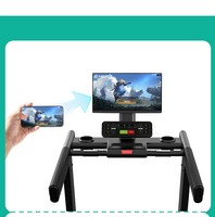Equipo de Gimnasio Comercial, Caminadora Eléctrica de Lujo para Gimnasio, Máquina para Correr con Pantalla Grande, Portátil, Motor ABS de 3.0HP, Automática