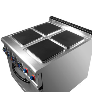 Professional High Efficiency Stainless Steel 6 <b>Square</b> Plate Heater Food Warmer <b>Combination</b> Electric Stove Oven for Restaurants - Product Image 5
