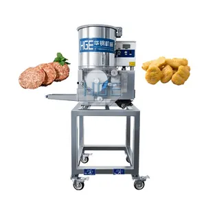 Stainless steel fish meat burger patty making machine chicken hamburger burger patty making machine price