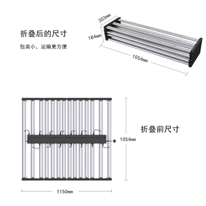1700Umol/S Hiệu Quả Cao 3.5 G/w AK 47 Bruce Banner Led Grow Lights 800W 840W 14 Bar Dimmable 3.5Umol/J - Product Image 6