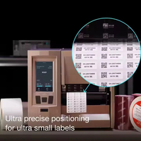 Imprimante d'étiquettes de codes-barres industrielle POSTEK TX3EXP-Max+ avec décapeur interne 300 dpi, imprimante de codes-barres interactive intelligente pour la logistique