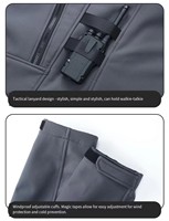 Ensemble uniforme tactique d'hiver pour hommes, tissu imperméable et coupe-vent, design multi-poches pour le travail en plein air, la randonnée