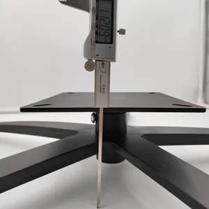 850mm קוטר רוטרי מתכת ספה בסיס שחור ציור ספה כיסא מסתובב כיסא בסיס עבור ספה