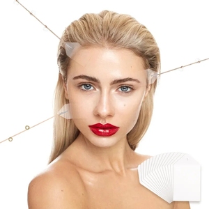 40 pezzi nastro per Lifting viso invisibile nastro per Lifting collo che nasconde le rughe che sollevano la pelle cadente nastri istantanei per il viso - Product Image 2