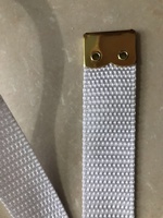 Offre Spéciale 5cm blanc PP MATÉRIEL de Sécurité Ceinture 4pcs dans un Ensemble Avec Or Accessoires Ceinture Pour Dubaï