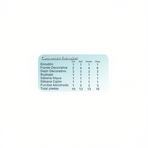 Juego de Edredón Orient King Size 2.4m x 2.35m de Algodón con Diseño Geométrico para Primavera - Product Image 1