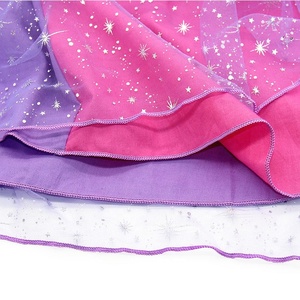 Vestido elegante de fiesta de cumpleaños con princesa Rapunzel, princesa enredada, niña, disfraces morados oscuros, conjuntos de 5 piezas para niños - Product Image 5