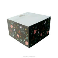 Cube de notes autocollantes personnalisé avec plateau en bois pour promotion, bloc-notes mémo personnalisé avec plateau en bois
