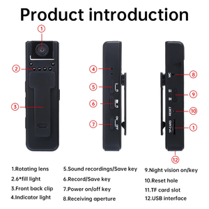 Multi-function 1080P Full HD Mini <strong>Camera</strong> for Night Vision Security Video Recorder Anti-shake Remote Monitoring TF Card Support - Product Image 3