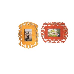 Wooden Photo <b>Frame</b> Rectangular With Hanging Rope For Christmas Tree Decoration DIY Home <b>Wall</b> Art Craft Gift - Product Image 5