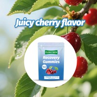 Gummies de récupération électrolytique OEM ODM saveur cerise acidulée et hibiscus pour la récupération sportive