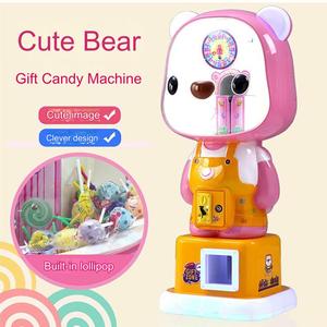 Trong Nhà Dễ Thương gấu trẻ em giành chiến thắng giải thưởng kẹo mút Quà Tặng Máy bán hàng tự động viên nang Đồ chơi Trò chơi kẹo gashapon máy - Product Image 3