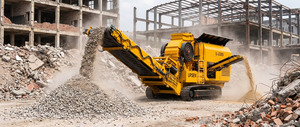 Concasseur à mâchoires mobile sur chenilles Upsen UJC805 haute capacité pour carrière avec moteur à engrenages |   Concasseur de pierres autopropulsé à haut rendement 50-150t/h - Product Image 5