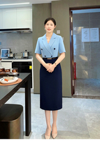 Robe de Costume Professionnelle en Gros pour Femme avec Ceinture, Robe Formelle Boutonnée pour Église, et Vêtements de Bureau pour Femme