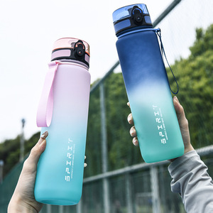 Spirit Gradient Sports Water Bottle 500ml 750ml 1000ml With Lid For Outdoor Fitness And Tennis - Product Image 4