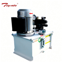Mini-unité de commande hydraulique montée sur banc avec corps de réservoir peint en blanc pour circuits légers et travaux d'échantillonnage