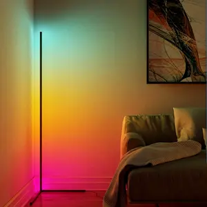 Fabricante do OEM 220-240V Decorativo Moderno Nórdico CCT Magic Color Changing RGBW Smart Standing Floor Lamps