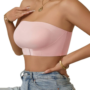 Sujetador Sin Tirantes Soft Comfort para Mujer, Bralette Sin Costuras con Cierre Frontal para Uso Diario - Product Image 4