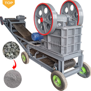 Di Động Diesel Máy Nghiền Đá Sản Xuất Toàn Bộ Nhà Máy Đá Cẩm Thạch Granite Thạch Anh Nghiền Đá Máy Nghiền Hàm Với Rung Màn Hình - Product Image 5