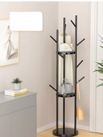 Porte-manteau sur pied moderne en fil métallique pour la maison et les salles de bain d'hôtel, idéal pour accrocher les vêtements comme un arbre