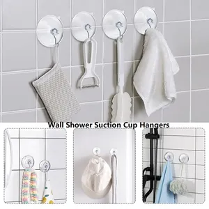 Ganchos de Ventosa de PVC de 25 mm para Vidrio, Toallero, <span class=keywords><strong>Colgador</strong></span> de Pared para Cocina y Baño, Ventosas - Product Image 2