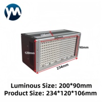 Lámpara de Curado UV LED de 600W Personalizada de Fábrica, 395nm, Alta Potencia, Refrigeración por Aire, para Impresión UV, Pegamento y Recubrimiento de Madera