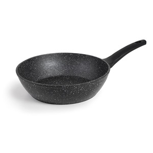Padella Java per Frittura Profonda con Rivestimento Ceramico Antiaderente in Alluminio da 12 Pollici per Uso su Piano Cottura - Product Image 1