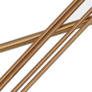 Varillas de Latón Completamente Roscadas DIN 975 M4-M20 con Acabado Liso - Product Image 1