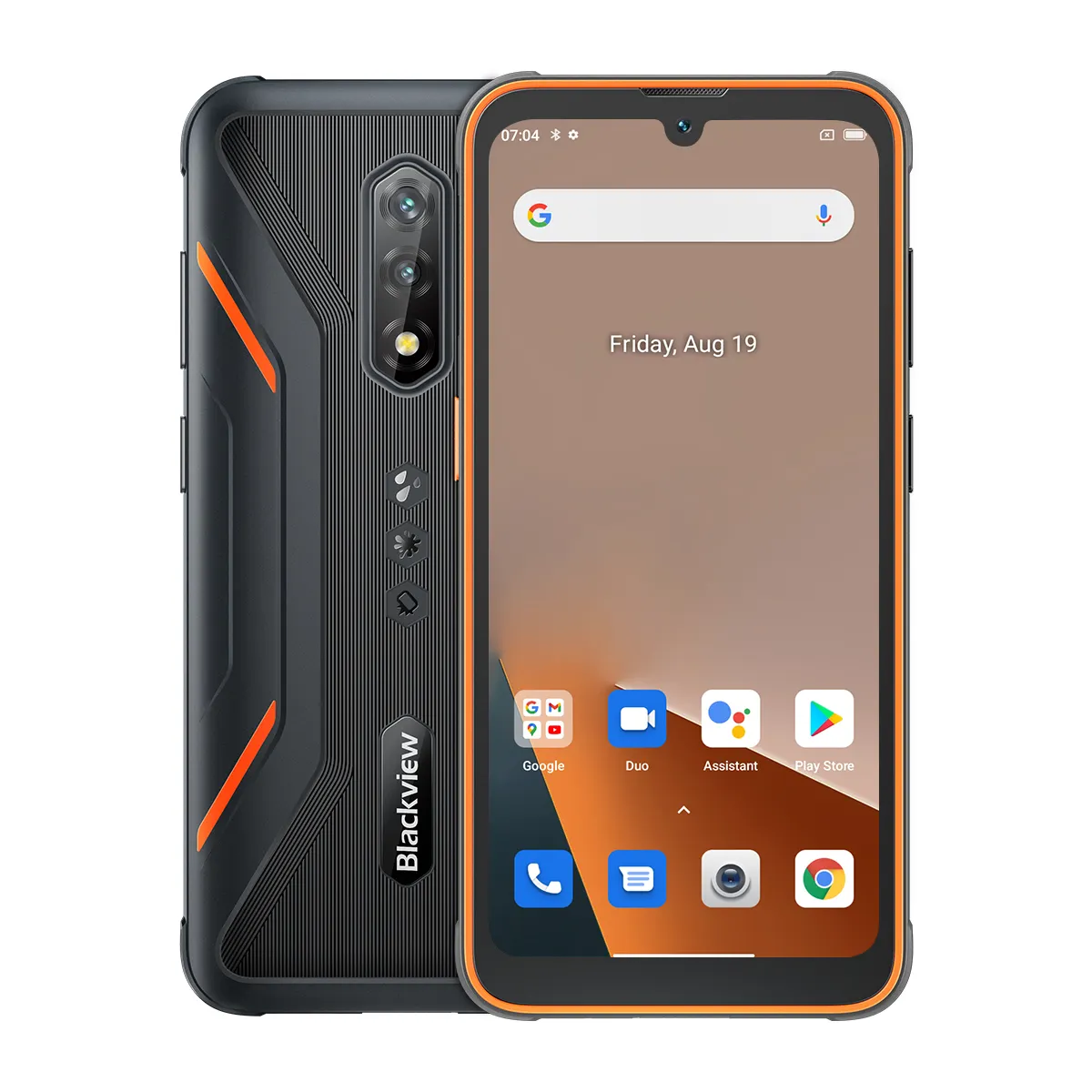 World Premerie Blackview Rugged Phone 4GB 32GB 5180mAh Smartphone impermeabile Android 12 cellulare telecamere ArcSoft Blackview B