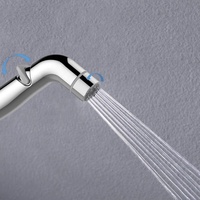 Robinet de bidet moderne pour hôtel, tête de pulvérisation murale verticale, installation facile, matériau ABS, tuyau en acier inoxydable DCP-08