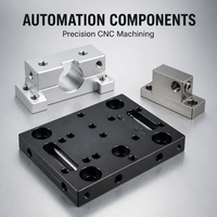 Pièces de base de machine usinées CNC sur mesure en acier inoxydable et aluminium, composants de précision pour équipements d'automatisation