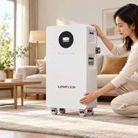 Batterie de stockage d'énergie LiFePO4 au lithium pour système solaire, 8000 cycles, 2,5 kWh, 5 kWh, 7 kWh, 8 kWh, 10 kWh, 24 V, 25,6 V, 51,2 V
