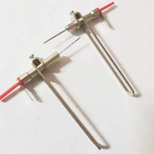 เครื่องถักเข็มพลาสติกและโลหะที่ทนทานชิ้นส่วนอะไหล่สิ่งทอที่ยึดโลหะ - Product Image 1