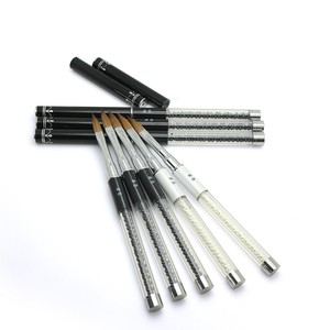 Gelsky-pincel acrílico <span class=keywords><strong>Kolinsky</strong></span> para uñas, juego de pinceles <span class=keywords><strong>Kolinsky</strong></span> para uñas acrílicas, diamantes de imitación - Product Image 1