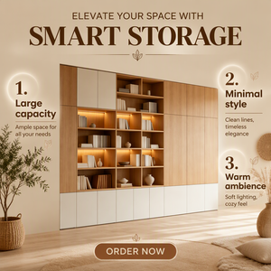 Libreria Moderna su Misura a Parete Intera in Legno, Armadio Espositivo Integrato per Soggiorno e Ufficio, Libreria Residenziale Su Misura - Product Image 5