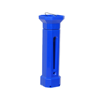 Accessoire pour fumeurs, machine à rouler les cigarettes manuelle en plastique cylindrique de 13,5*4,5 cm, couleurs mélangées, avec stylo de recharge inclus