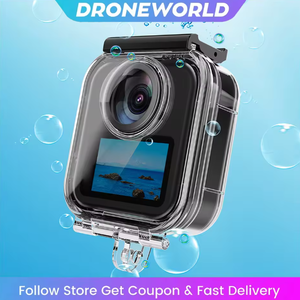 HONGDAK pour <span class=keywords><strong>GoPro</strong></span> <span class=keywords><strong>MAX</strong></span> 2 – Boîtier étanche flottant pour plongée, mini-coque de protection pour caméra, <span class=keywords><strong>accessoires</strong></span> pour <span class=keywords><strong>GoPro</strong></span> <span class=keywords><strong>Max</strong></span> 2 - Product Image 2