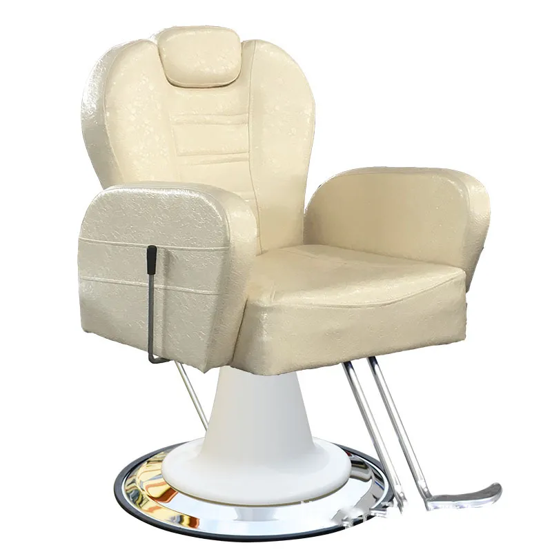 Put upside down shaving lifting hair cutting chair factory owned hair salon beauty and hair care barber chair