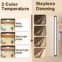 Lampe de table sans fil magnétique avec détecteur de mouvement Led lampe de table d'intérieur pour bureau d'étude et décoration de la maison