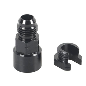 AN6 AN8 <b>Quick</b> Connect Fuel Adapter for LS Swap, 5/16"3/8" Hardline to 6AN 8AN Male Flare Fuel Line Fitting - Product Image 5