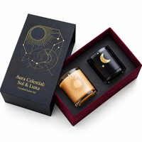 Boîte d'emballage de luxe pour bougies, boîte cadeau personnalisée pour bougies parfumées et récipients