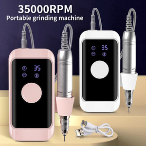 Perceuse à ongles rechargeable 35000 tr/min, haute vitesse, pour retirer le vernis gel, machine de polissage pour manucure, pour salon de manucure - Product Image 4